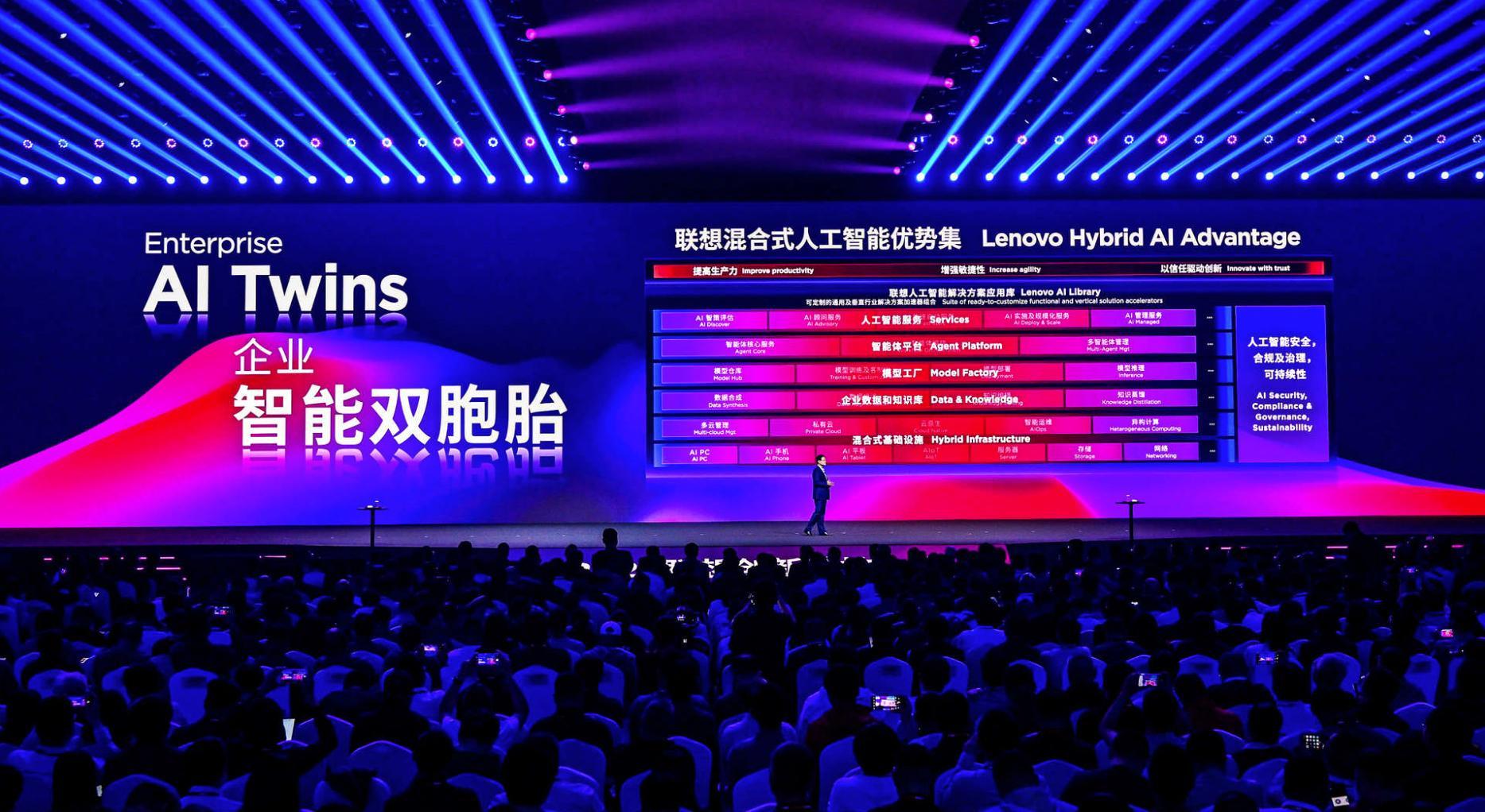 聯(lián)想發(fā)布超級(jí)智能體矩陣 開啟AI全面滲透人類生活新紀(jì)元